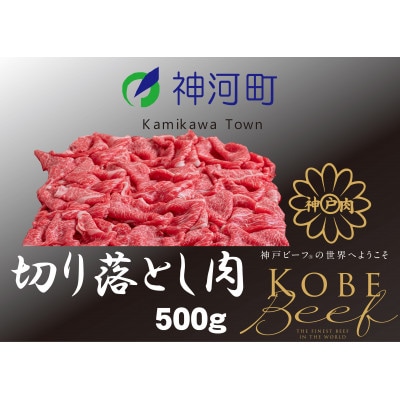 神戸ビーフ　切り落とし肉(ばら・もも・かた)500g　KKWS1　【配送不可地域：離島】
