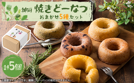 神河 焼きどーなつ おまかせ5種/5個セット