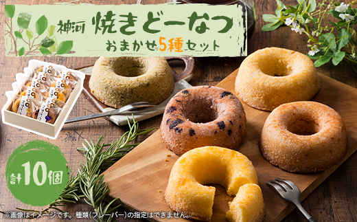 神河 焼きどーなつ おまかせ5種/10個セット