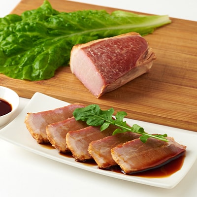 【50年愛され続ける】自家製炭火焼「焼き豚」650g【配送不可地域：離島】