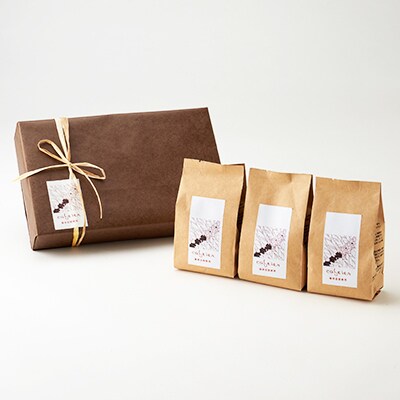 シングルオリジン【挽豆】　3種セット　100g×3種【配送不可地域：離島】