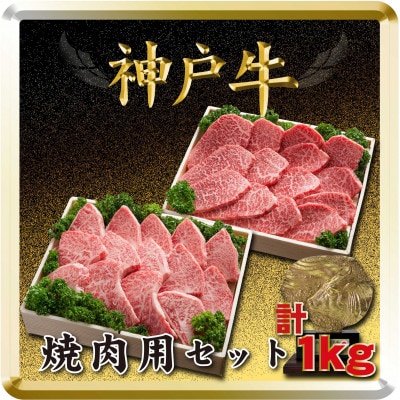 神戸牛 焼肉用セット 計1Kg TSYS5 【2026年4月より順次発送】【配送不可地域：離島】