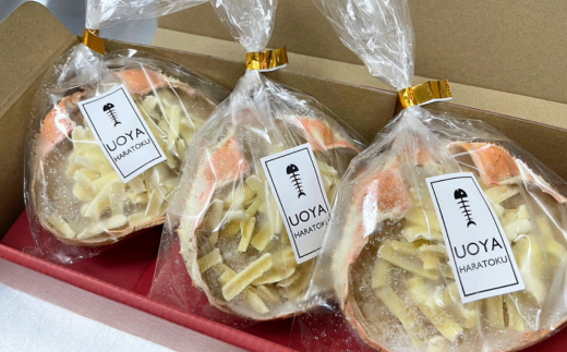 【UOYA HARATOKU 自家製 香住ガニ グラタン 3個入り】香住ガニの身をふんだんに使った美味しいグラタン オーブンで焼いたときの香ばしい香りとチーズの香りがたまらない一品！数量限定ですのでお早めにどうぞ！ 産地直送 香美町 香住 山陰 国産 刺身 海鮮 魚や HARATOKU 12000円 56-05