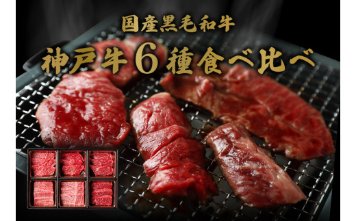 【神戸牛 6種の希少部位焼肉食べ比べ 500g 冷凍】箱入り ギフト 和牛 牛肉 ステーキ しゃぶしゃぶ すき焼き 焼肉 ふるさと納税で贈る至福の味わい！自慢の神戸牛をご自宅で堪能しませんか？ 大人気 ふるさと納税 キャンプ バーベキュー 年末年始 お盆 パーティー ボックス ごちそう 但馬牛 但馬 神戸 香美町 村岡 和牛セレブ 30000円 58-10