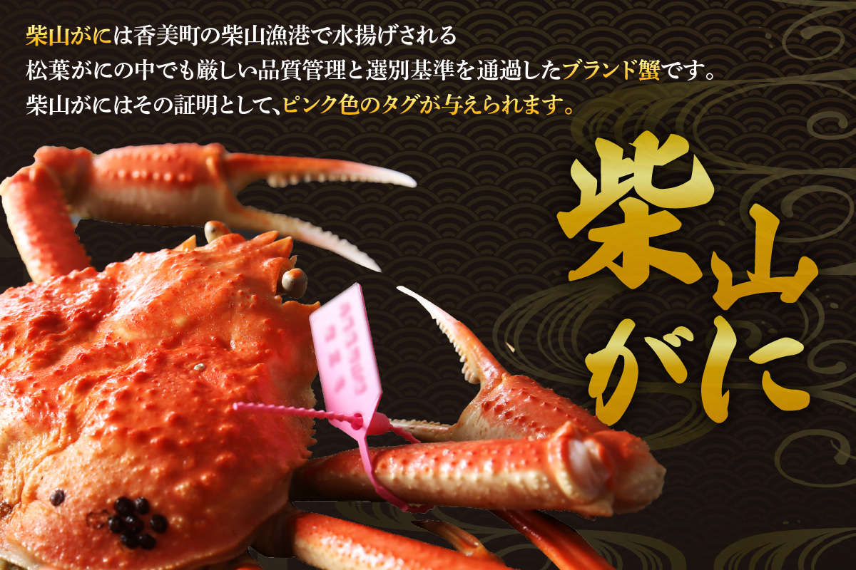 【柴山ガニ タグ付き カネニの浜茹で 1.0kg以上】冷蔵 希少 かに 蟹 カニ 松葉がに 松葉ガニ 柴山がに ボイル タグ付き 高級 かにすき 焼きガニ カニ 贈答 ギフト 贈り物 兵庫県 香美町 香住 柴山 カネニ 06-02