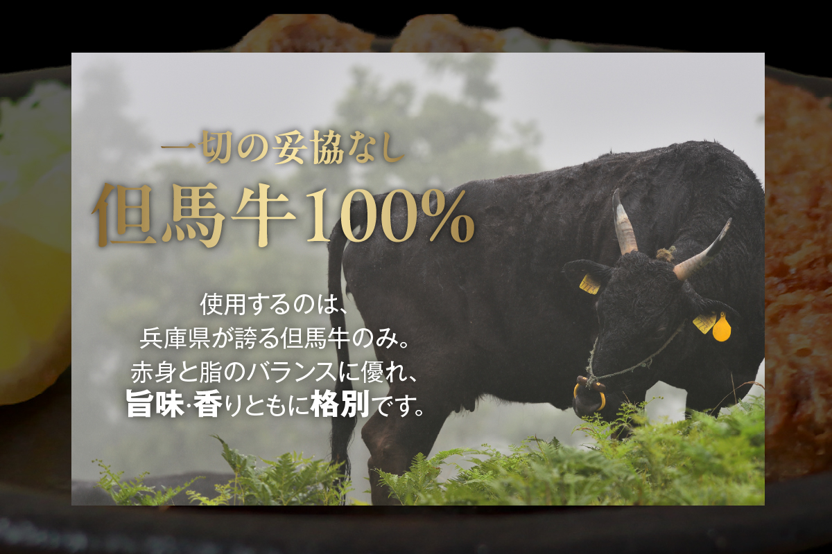 【但馬牛感動メンチカツ ｰ但馬牛100％使用- 簡易包装 20個入 （4個入×5袋） 冷凍】最高級 但馬牛 牛肉 小分け メンチカツ 時短 おすすめ 兵庫県 香美町 小代 民宿 松田屋 47-11