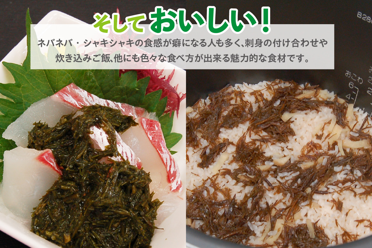 無添加スーパーフード ねばり強 山陰のアカモク 100g×8袋 冷凍 香美町 香住 山米鮮魚 14000円 74-24