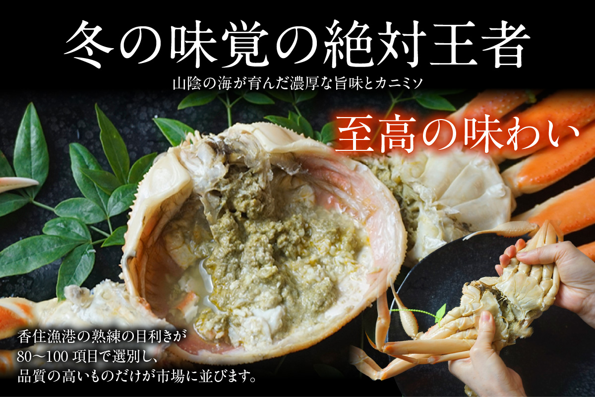 【先行予約】【釜茹で松葉がに タグ付き 600g×2匹（合計約1.2kg） 兵庫県 香住産 数量限定 冷凍】令和7年11月中旬以降、順次発送予定 カニの本場  新鮮 かに カニ ズワイガニ 国産 脚足 爪 身 肩 大人気 兵庫県 香美町 香住 柴山 日本海フーズ 07-138