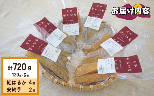 【先行予約】【ほしいも 120g×6個】11月以降順発送予定 農薬不使用 無添加  なつかしい素朴な味 お菓子 スイーツ おかし 和菓子 和スイーツ さつまいもの自然な甘み サツマイモ 干しいも 干しイモ ダイエット 筋トレ  兵庫県 香美町 村岡 むらおか夢アグリ 14000円 41-18
