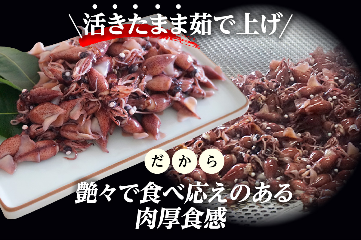 ほたるいか ボイル 小分け 250g×4パック 1kg 酢味噌付 冷蔵【令和8年3月以降発送予定】兵庫県 香美町 モリタ食品 10-14