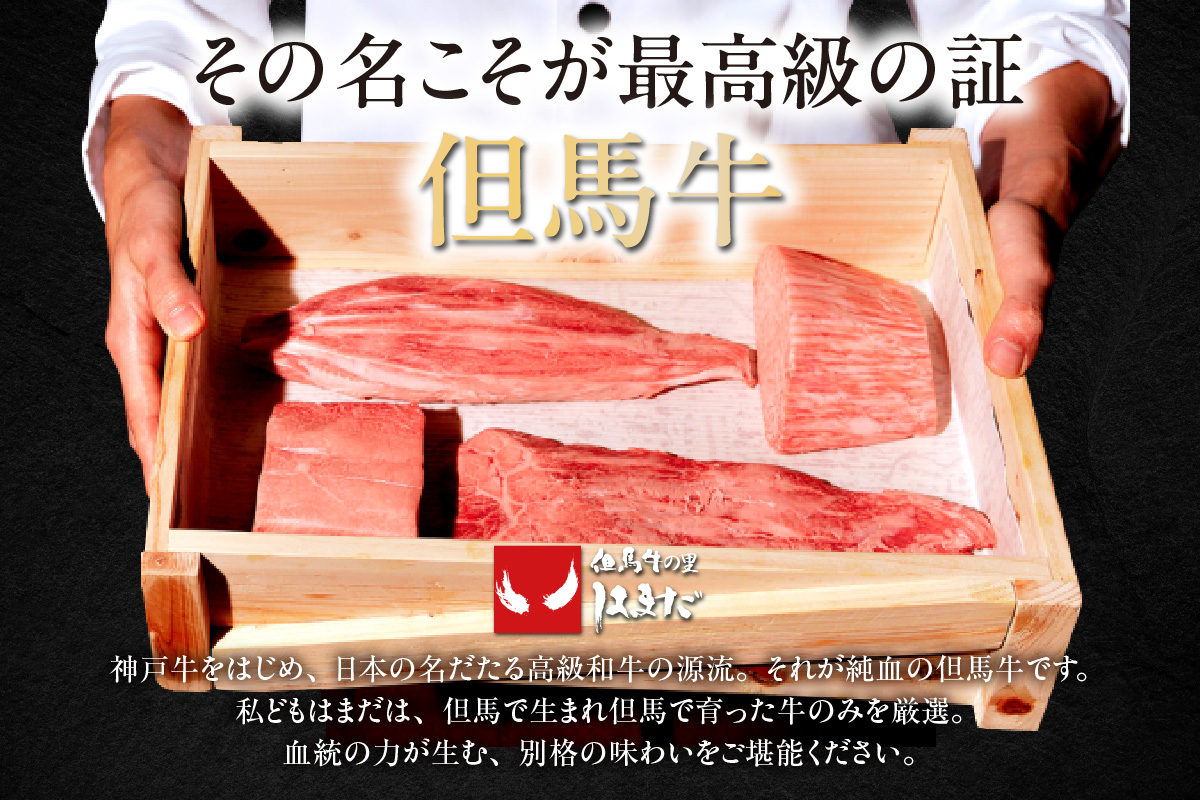 但馬牛ランプステーキ・イチボステーキの食べ比べセット（4枚入り）合計500g 冷凍 牛肉  但馬ビーフはまだ 73-05