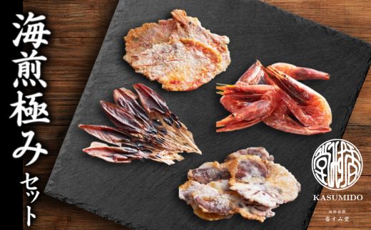 【海煎極みセット】 せんべい おつまみ 海鮮 乾物 和菓子 お菓子 おやつ お茶請け 煎餅 小分け パック 海鮮せんべい えびせん 逸品 新鮮 甘えび 甘海老 甘エビ ほたるいか ホタルイカ 兵庫県 香美町 香住 10000円 香すみ堂 45-01
