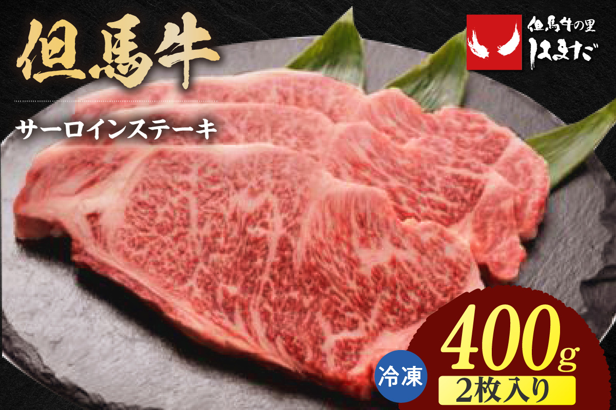 但馬牛 サーロインステーキ 2枚（200g×2枚入り）合計400g 香美町 牛肉 73-06