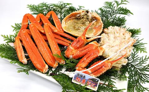 松葉ガニの本場より プロ茹で松葉ガニ(冷凍)　約600g×2枚【配送不可地域：離島】