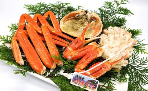 松葉ガニの本場よりプロ茹で松葉ガニ(冷凍)　1枚　約1kg【配送不可地域：離島】