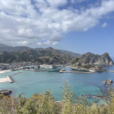 新温泉町七釜温泉発　ガイドつきポタリングツアー Eバイクで日本海の景色を満喫しよう!ペアチケット　