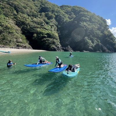 【兵庫・新温泉・SUP】陸では出会えない景色を!日本遺産諸寄でSUP体験!ソロチケット(1名分)