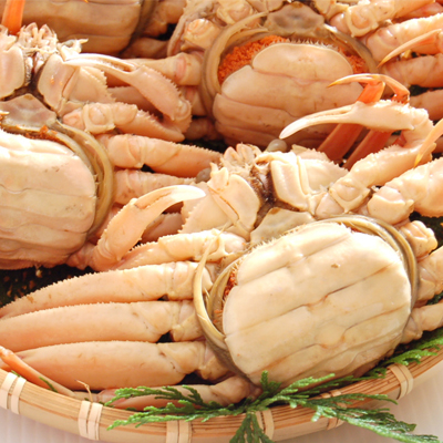 松葉ガニの本場　訳あり釜茹でセコガニ姿(冷凍)大サイズ4杯　高鮮度3D凍結　せいこがに　親ガニ　メス【配送不可地域：離島】