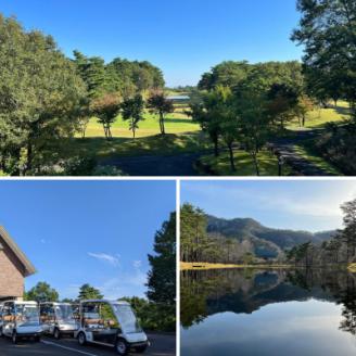 【平日プレーゴルフ旅】七釜温泉こう屋旅館1泊2食×湯村カンツリークラブ1R昼食補助券付きペアチケット