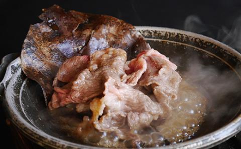 「世界農業遺産認定!」黒毛牛の但馬牛すき焼・しゃぶしゃぶ用　(もも300g・バラ200g)【配送不可地域：離島】