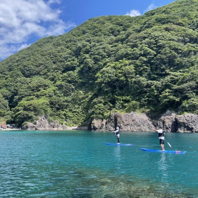 【兵庫・新温泉・SUP】陸では出会えない景色を!日本遺産諸寄でSUP体験!ペアチケット
