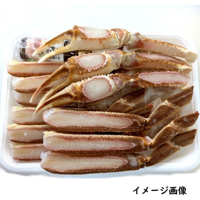 カット済生ずわいがに 脚太5L3肩 ダシ付セット 3人前(かに鍋、かにしゃぶ、かにすき、焼がにに)【配送不可地域：離島】