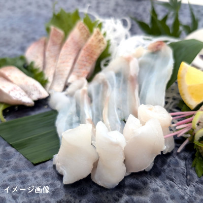 熟成　刺身・しゃぶしゃぶ用　天然クエ　2パック　高鮮度3D凍結 小分け 高級魚アラ 生食可の白身魚【配送不可地域：離島】