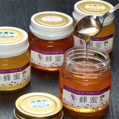 純粋国産天然はちみつ 300g×5種セット〈とち・ハゼ・ソヨゴ・百花・烏山椒〉