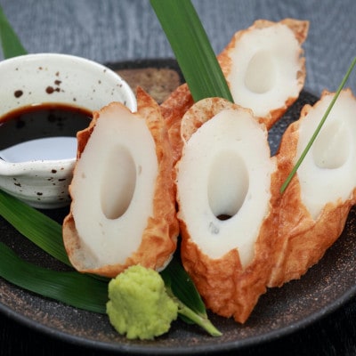 伝統の味 ニ浜坂名産ニ 焼ちくわ 10本〈天然竹付〉/兵庫県新温泉町【配送不可地域：離島】