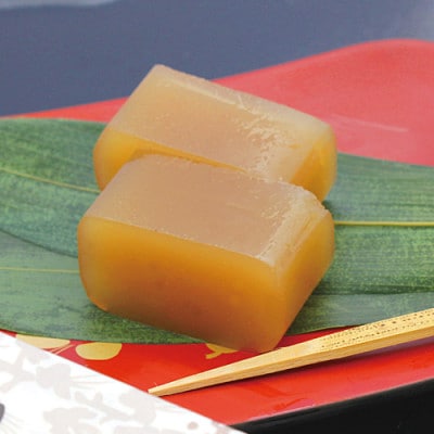 元祖羽二重とちもち10個入り+栃の実羊羹2本組(小豆・白あん)