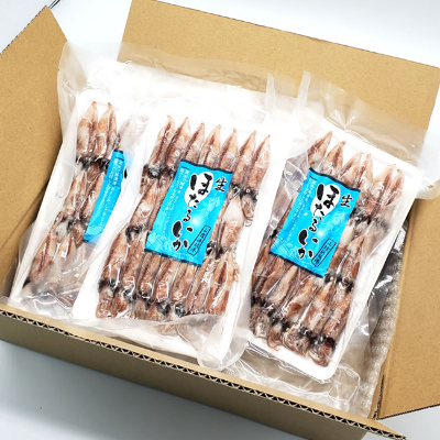 旬凍結ホタルイカ　殺菌済　小分け20尾入×4パック【3D凍結】兵庫県浜坂　生食可 お刺身しゃぶしゃぶ【配送不可地域：離島】