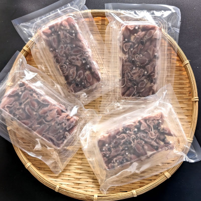 職人のプロ茹で　釜揚げほたるいか　120g×4パック　高鮮度3D凍結【配送不可地域：離島】