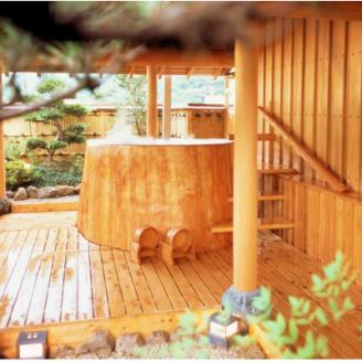 湯村温泉 朝野家 露天風呂付特別室 一泊二食付宿泊券(2名様ペア・平日限定)