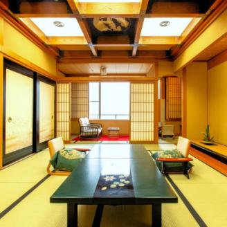 湯村温泉 朝野家 檜造り露天風呂付貴賓室 一泊二食付宿泊券(2名様ペア・平日のみ)