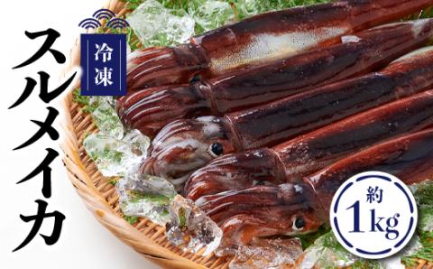 冷凍スルメイカ　約1kg入【配送不可地域：離島】