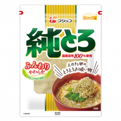 フジッコ株式会社 純とろ 大袋 23g×20袋入/ とろろ 昆布