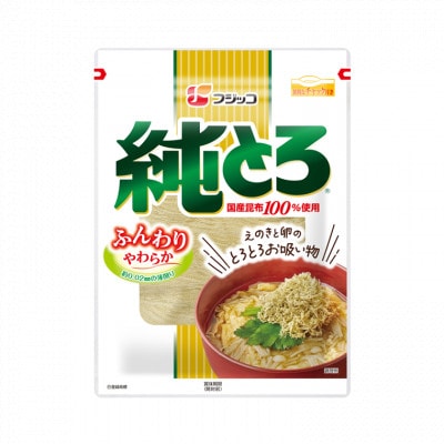 フジッコ株式会社 純とろ 大袋 23g×10袋入/ とろろ 昆布