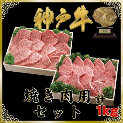 神戸牛(神戸ビーフ)焼肉セット 計1Kg SOYS5 【2026年4月より順次発送】【配送不可地域：離島】