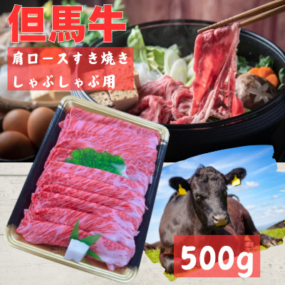 但馬牛　肩ローススライス　(500g)【配送不可地域：離島】