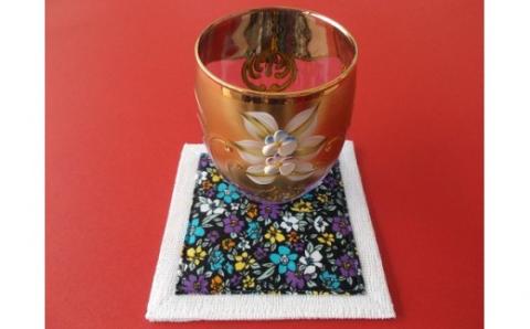 I-123 奈良蚊帳コースターと錦織IDカードケースセットB