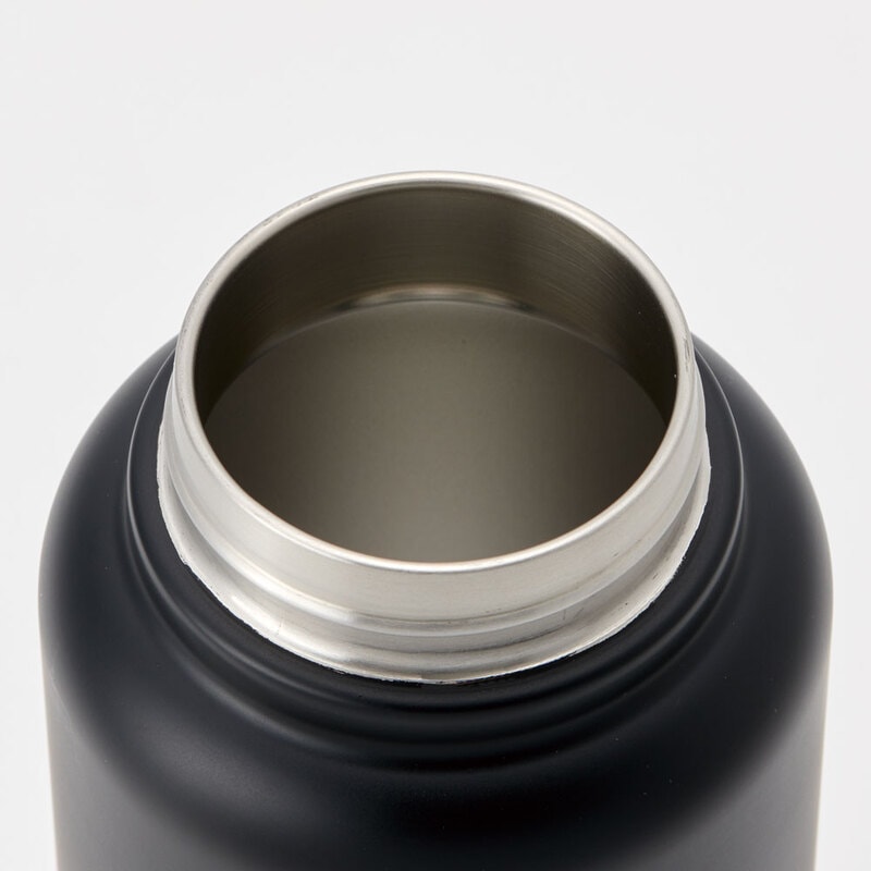 スクリューハンドル付きマグボトル1000ml 水筒 保温保冷「ブラック」 〈スケーター株式会社〉 チタン製 マグボトル 洗いやすい アウトドア 直飲み 奈良県 奈良市 なら 11-015 STSC10_4973307579264