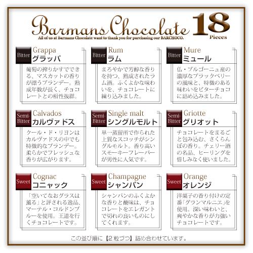 生チョコレート９種１８粒詰め合わせ バーマンズ 奈良県 奈良市 なら 13-008