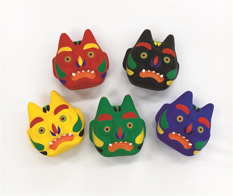 厄除鬼 大２個セット 社会福祉法人わたぼうしの会 奈良県 奈良市 なら 15-032