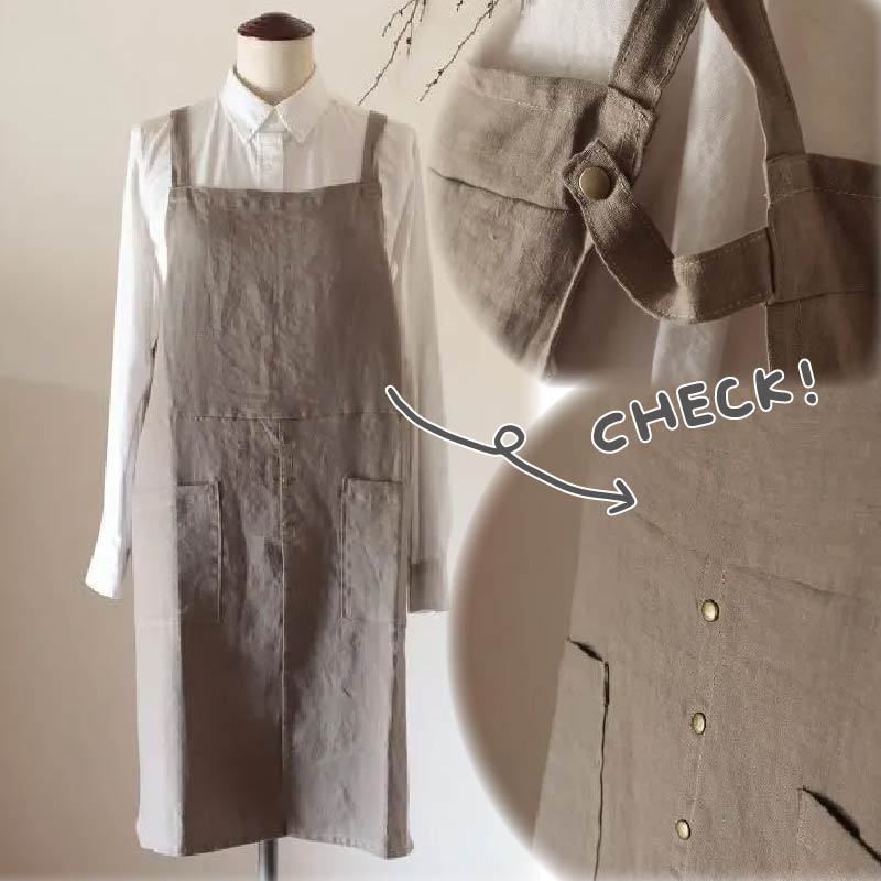 すりっとエプロン Fu-ra 【カラー：モカ】奈良県 奈良市 なら 30-075