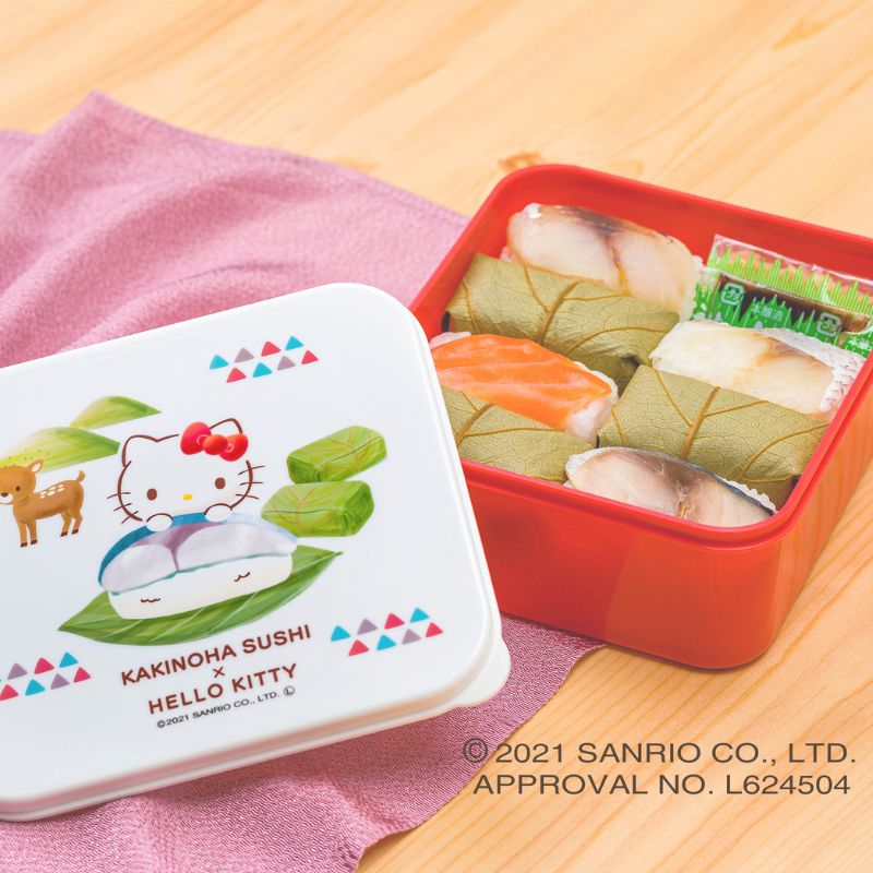 ハローキティ 柿の葉寿司 4種 7個入 株式会社中谷本舗 ゐざさ 奈良 なら 和食 郷土料理 伝統食 ご当地グルメ サンリオ キャラクター コラボ 名物 特産品 贈り物 ギフト 寿司 すし 奈良市 奈良県 敬老の日 ハロウィン クリスマス バレンタイン 正月 6-287