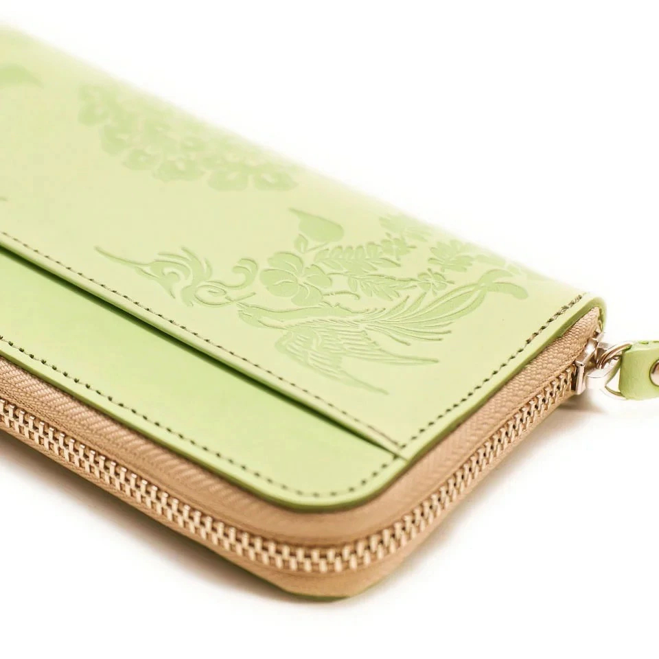 正倉院文様革財布 あさがすみ HARUHINO 奈良県 奈良市 なら 75-007