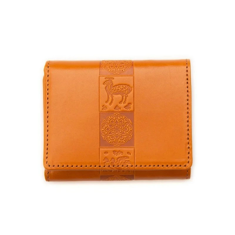 正倉院文様三つ折りコンパクト財布 HARUHINO 奈良県 奈良市 なら 72-001