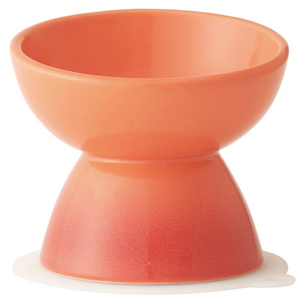 ペット用食器 『 小型犬用食器 オレンジ 』(スケーター株式会社) フードボウル 犬用食器 ペット用 犬 食器 餌 餌入れ えさ入れ ペットフード入れ 小型犬 白 マット付 536274 奈良県 奈良市 なら 9-051