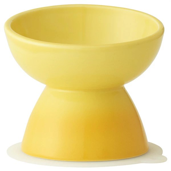 フードボウル ペット用食器 『 小型犬用食器 イエロー 』(スケーター株式会社) 犬用食器 ペット用 犬 食器 餌 餌入れ えさ入れ ペットフード入れ 小型犬 白 マット付 536298 奈良県 奈良市 なら 9-053