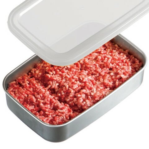 保存容器 アルミ保存容器 500ml 小 アルミ 急速 冷凍 浅型 蓋付き 日本製 AKH2〈スケーター株式会社〉 奈良県 奈良市 奈良 なら 4-052